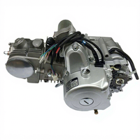 Moteur de moto 110cc neuf, 4 temps, 125cc, refroidi par air, allumage CDI, double embrayage, monocylindre, assemblage direct usine