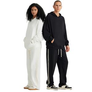 เสื้อฮู้ดผ้าเทอร์รี่คอตตอนแท้ 330 กรัม สไตล์อเมริกันเรโทร แขนแร็กแลน ทรงหลวม ไหล่ตก แฟชั่นยูนิเซ็กส์ - Product Image 4