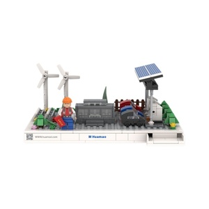 <strong>Custom</strong> Made 1:8 Building <strong>Blocks</strong> New Energy Construction Equipment Scenic Cultural Creative Fridge <strong>Magnets</strong> Ip Toys Corporate - Product Image 2