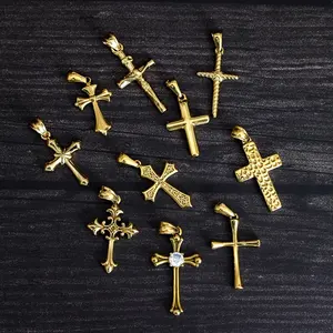 DIY Necklace Jewelry Accessories Fashion Cross Pendant Personalized For Men Women Charming Charms