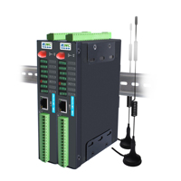 Routeur industriel 4G LTE avec 8 ports Ethernet RS485, 8 entrées/sorties numériques, sortie MOSFET, passerelle série 4G, emplacement pour carte SIM et E/S à distance
