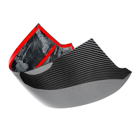 Shasha Real Carbon Fiber Trim Panel Below the Gearshift Dry Carbon Fiber Car Accessories for <strong>Abarth</strong> <strong>595</strong> 695 Fiat 500 2017-2024