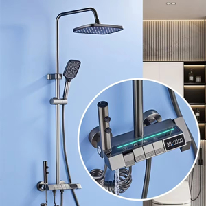 Набор для душа с термостатическим цифровым дисплеем - Product Image 1