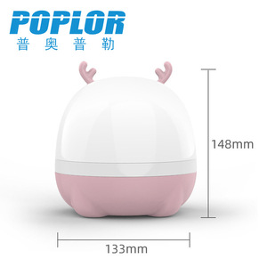 Poplor Star Projector <b>Night</b> <b>Light</b> <b>LED</b> Globe Tap Control USB Charging Multicolored Changing Colors Baby Room Lamp - Product Image 3