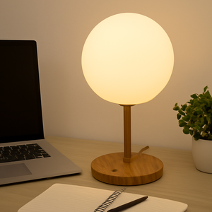 Newish 15.5*15.5*30cm Rechargeable Rotomolding Ball Shape Wireless Cup Dolly <strong>Table</strong> <strong>Lamp</strong> - Product Image 3