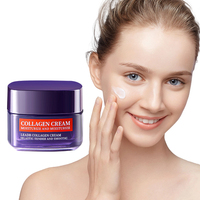Vente en gros 50ml de crème anti-âge pour le visage éclaircissant rapidement l'humidité effets anti-taches de rousseur enrichi en vitamine de collagène organique