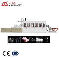 Machine de thermoformage automatique pour la fabrication de gobelets en plastique PS/PET/PVC/PLA/PP pour yaourt, café, eau, gelée