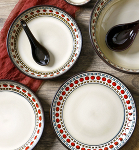 Assiettes en porcelaine écologiques inspirées de Mars, personnalisables, vente en gros, vaisselle moderne durable en stock, pour restaurants haut de gamme et hôtels - Product Image 2