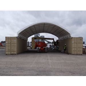 Tente/Abri/Entrepôt en Acier Q235 Haute Résistance et PVC pour Stockage et Logistique Intensifs - Product Image 2