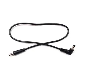 DC 5521 dc 5525 jack power cable male to male straight plug to angle plug power extension cord