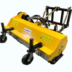 Robot Flail Mower Skid Steer Mini Loader Attachment For Garden Orchard Grass Cutting Machine