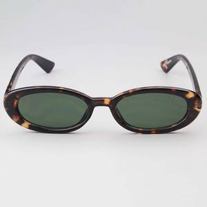 2025 Logo personnalisé UV400 dames lunettes de soleil de haute qualité PC verres Vintage Orange cadre nouveau Orange noir couleurs ovale marron - Product Image 2