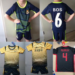 Los niños adultos en nombre y número de impresión de Futbol camisas traje de pantalones cortos <span class=keywords><strong>camisetas</strong></span> de fútbol - Product Image 6