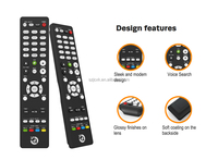 Télécommande IR Jcxk 48 touches, code roulant, code d'apprentissage, code fixe, étanche, en plastique, portée 20m, personnalisable OEM/ODM