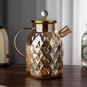 Bouilloire en verre borosilicate de haute qualité avec couvercle, grande capacité, pichet à eau froide pour usage domestique - Product Image 3