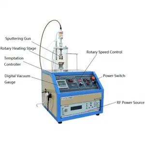 2 Inch Rf Plasma Magnetron Sputteren Coating Machine Voor Niet-Metalen Dunne Films