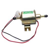 Tekanan tinggi Inline HEP-02A12V 24V pompa bahan bakar elektrik mobil untuk bahan bakar pneumatik diafragma pompa