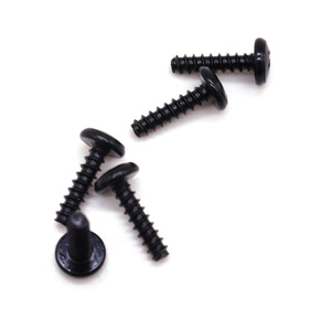 Vis autotaraudeuse à tête cylindrique noire personnalisée, vis autotaraudeuse à empreinte cruciforme en acier au carbone oxydé noir, fixation pour meubles - Product Image 3