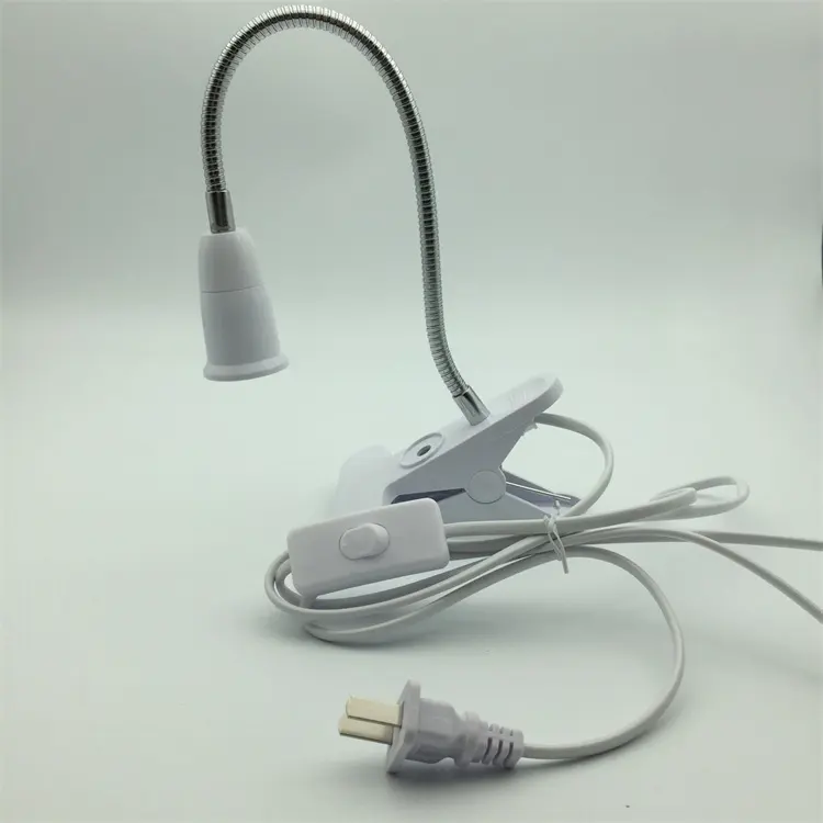 Interruttore di 303 filo 0.5 standard nazionale E27 testa lampada nuda spina interruttore linea cavo lampada a LED EU US Plug modello