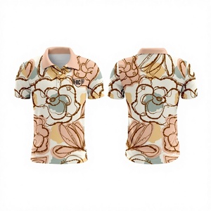 Camiseta de Verano de Manga Corta con Estampado Floral Unisex de Calidad, Talla Personalizada, Transpirable, Casual, Talla Grande, Anti-UV, de Secado Rápido - Product Image 1