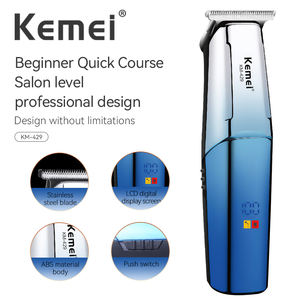 Kemei-<span class=keywords><strong>Tondeuse</strong></span> à cheveux Km-429 1200mAh avec batterie de qualité, 7500 tr/min, pour hommes chauve - Product Image 4