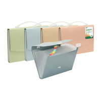 Maximiza la Capacidad de Almacenamiento de Documentos, Bolsa Organizadora de Archivos Tipo Acordeón Grande Impermeable, Carpeta de Plástico para Documentos con 13 Bolsillos
