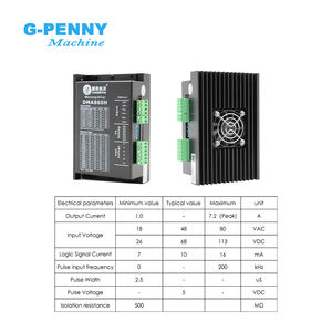 Controlador de Motor Paso a Paso para Fresadora CNC DMA860H Leadshine NEMA23/34, Corriente Máxima 7.0A, 2 Fases, 26-113VDC, 256 Micropasos - Product Image 3