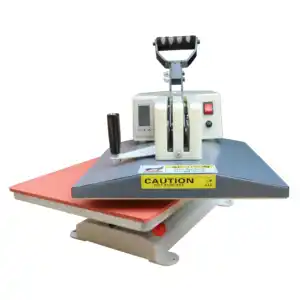 Machine de presse de transfert de chaleur de tête d'oscillation de prix bon marché pour l'impression de T-shirt imprimante à plat multicolore de revêtement de sublimation