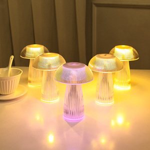 Lámpara de Mesa LED Electrónica con Forma de Hongo, Artículo Decorativo Moderno, Lámpara de Noche, Decoración para Habitación de Niñas, Luz Ambiental, Regalo de Cumpleaños - Product Image 3