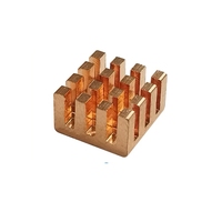 Hoogwaardige koperen koellichaam, geschikt voor tabletcomputers, laptops en desktopcomputer CPU-koellichamen.