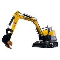 E.P multifunción multifuncional al por mayor nueva pinza giratoria pluma larga y brazo hidráulico pulgar compacto excavadora máquina