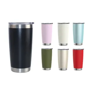 20 Oz Premium Stainless Steel Vacuum Insulated Cup Water Tea Coffee Travel Mug Coffee Hot Mug Personalized Vasos Termicos