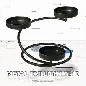 Candelabro de Tres Brazos, Hecho a Mano, de Metal Resistente al Calor, Centro de Mesa para Bodas, Decoración del Hogar, Producto de Moda - Product Image 2