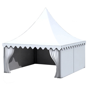 Grande barraca de pagode para festas de casamento ao ar livre, dossel com parede de vidro, barraca econômica para feiras comerciais