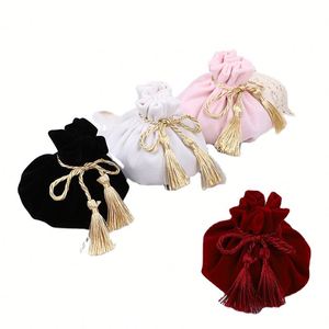 Sacs de rangement en velours pour bijoux, bonbons de mariage et cadeaux, vente en gros - Product Image 2