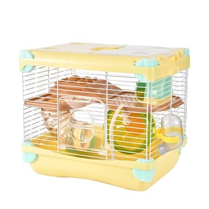 Tunnel de jeu d'intérieur tout-en-un pour hamster syrien doré, avec sable de bain et sable absorbant, pour toutes les saisons, accessoires et fournitures pour cage de hamster - Product Image 1