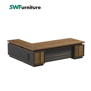 Mesa de oficina de negocios de lujo moderna: elegante diseño de estación de trabajo para las necesidades de muebles comerciales - Product Image 2