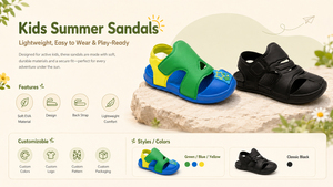 Sandalias BSCI Kids Cloud Slip-On Comfy para niños pequeños, elegantes sandalias Eva para niños y niñas, zapatos de suela gruesa antideslizantes para la <span class=keywords><strong>playa</strong></span>, la piscina y la ducha - Product Image 6