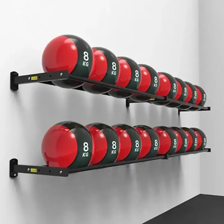 JH-Mech Gym Medicine 10-Ball Rack Display Stand für Gym Store Yoga Studio