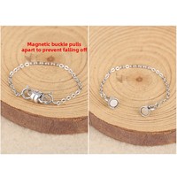 Fermoirs magnétiques en argent sterling 925 pour colliers, rallonges de bracelet en or et argent, fermoirs de bijoux