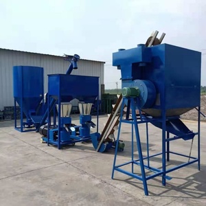 Feed Crushing and Mixing Production Line Animal Feed Pellets Machines Cattle and Sheep Feed Pellet Machine - Product Image 1