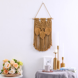 Tapiz Boho Grande de Macramé Tejido a Mano, con Borlas Decorativas, para Decoración del Hogar, Fiestas y Habitaciones - Product Image 4