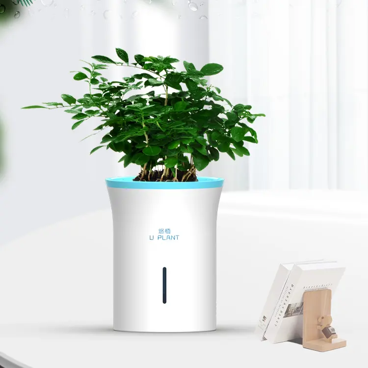 Werkseitige Lieferung Techno logische LED Grow Lights Blumentöpfe Intelligente Hydro ponik Pflanz gefäß Indoor Smart Garden Flower Pot