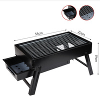 CHRT – Mini-Grill de Table pliable, Portable, Commercial, barbecue au charbon de bois, pour pique-nique, bon marché