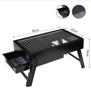 CHRT Cheap Mini Table Top Foldable Grill Portable Commercial Charcoal BBQ Grills For Picnic