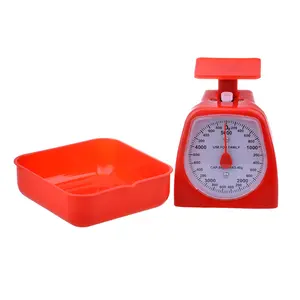 Báscula de medición de calidad alimentaria de alta precisión de alta calidad de 5 kg Plástico de grado alimenticio para básculas de frutas y verduras de cocina