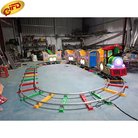 IFD nouveauté parc d'attractions centre commercial jeux pour enfants électrique Mini trajet en train sans rail à vendre