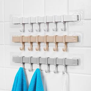 Wholesale Kitchen Hook Rack No Punching <b>Hanging</b> Rod Strong Adhesive Toilet <b>Wall</b> <b>Clothes</b> Towel Accessories 3 Styles 2021 New - Product Image 1