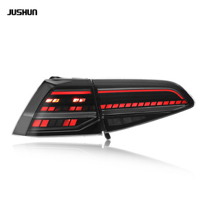 ชุดไฟท้ายรถยนต์ Jushun Golf 7 7.5 รุ่น LED สีแดงดำ 12V แบบดัดแปลง - Product Image 3
