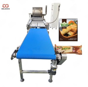 Commercial Automatic <b>Pancakes</b> Square Spring Roll Wrappers <b>Machine</b> Making Skin Of Spring Rolls line - Product Image 1